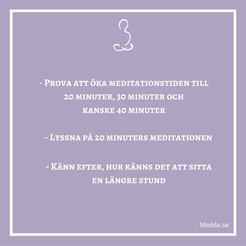 20 minuter meditation